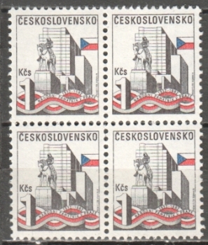 2543 čtyřblok ** - 1982